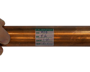 Wrap Around Calibration Label