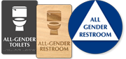 All Gender Restroom Signs