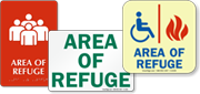 Looking for Area of Refuge Signs?