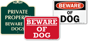 Beware of Dog Signs