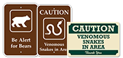 Campground Safety Signs