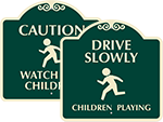 Designer Children at Play Signs