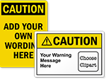 Custom Caution Labels