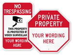 Custom Security Signs