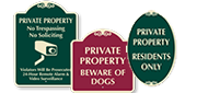 Designer Private Property Signs