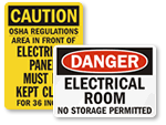 Electrical Safety Signs