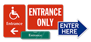 Entrance Door Signs