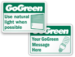 GoGreen™ Biodegradable Signs