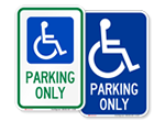 Handicap Parking Signs