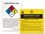 Hydrochloric Acid Labels