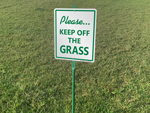 Keep Off Grass LawnBoss® Signs