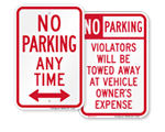 No Parking Signs