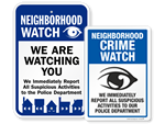 Neighborhood Watch Signs