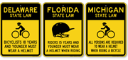 Bike Safety Signs By State