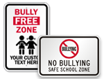 No Bullying Signs