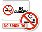 No Smoking Stickers