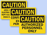 OSHA Caution Signs