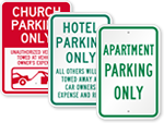 Parking Signs by Organization