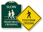 Pedestrian Crossing Signs