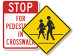 Pedestrian Signs