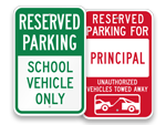 School Parking Signs