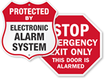 Security Alarm Sign