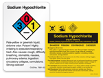 Sodium Hypochlorite Labels