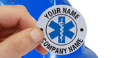 Add Your Name to Your Star of Life Decals