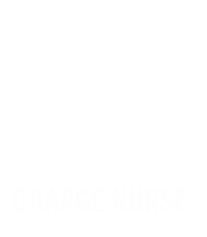 Charge Nurse Badge Buddy For Horizontal Id Cards