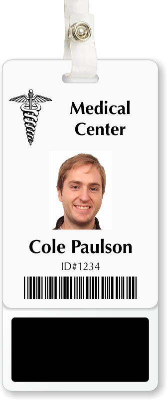 RN Badge Buddy For Vertical ID Cards