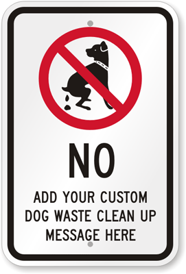 Printable Dog Poop Signs