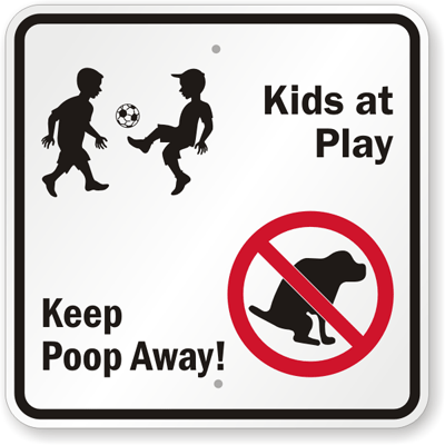 Движение no Poo. Спасибо что убрали за своей собакой. Watch your children sign. Play Keeper.