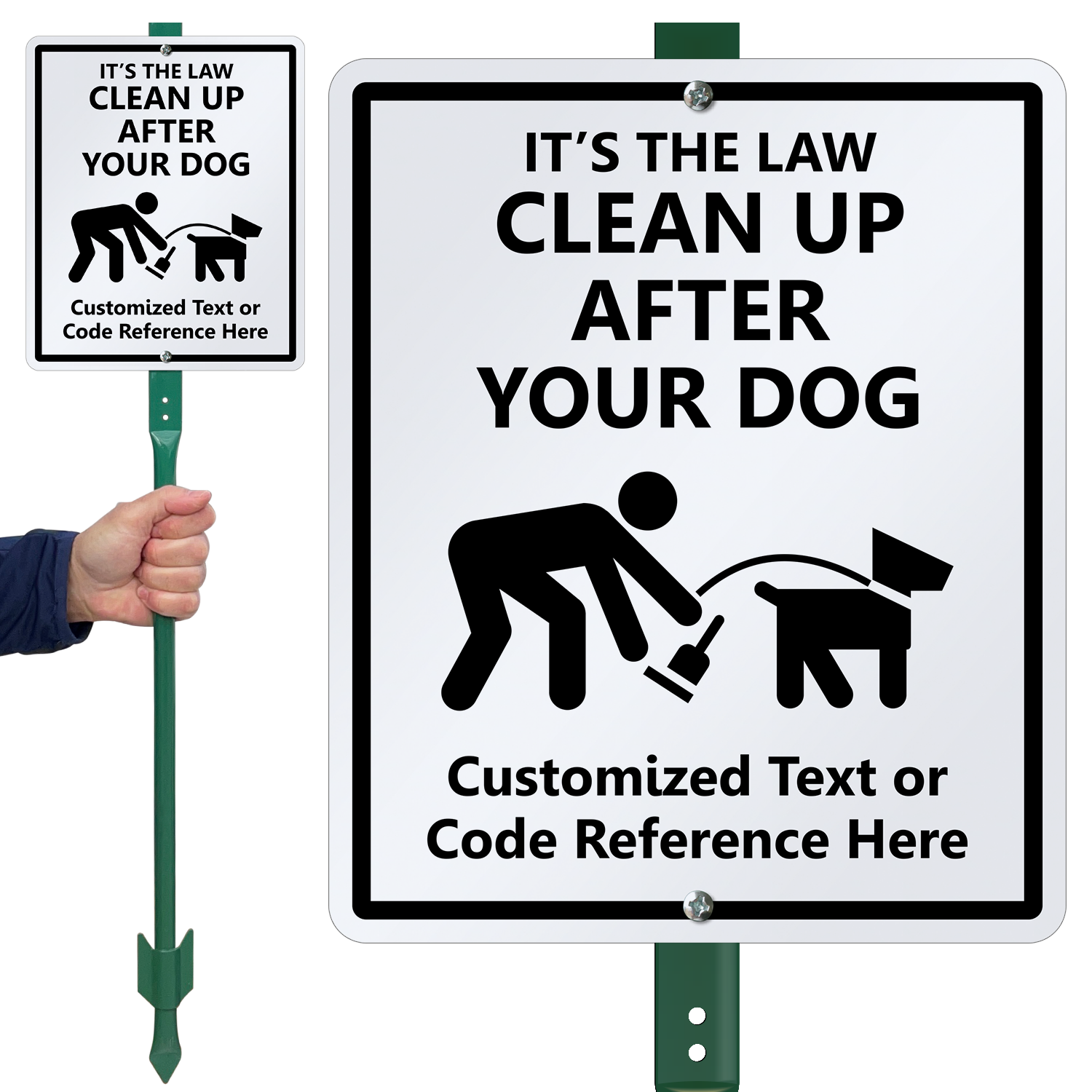 lawnboss-dog-poop-stake-kit-signs