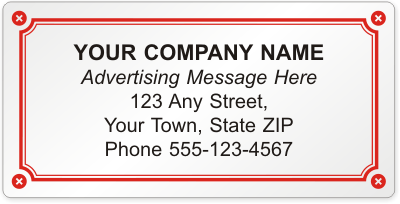 Call for Service Label