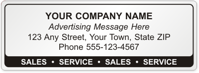 Call for Service Label