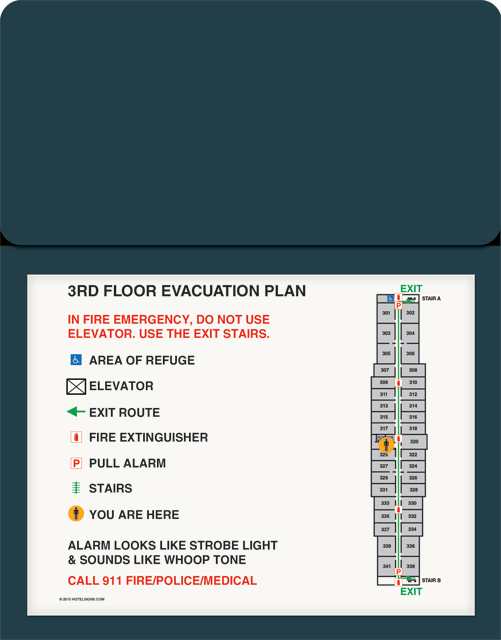 In Case of Fire Sign
