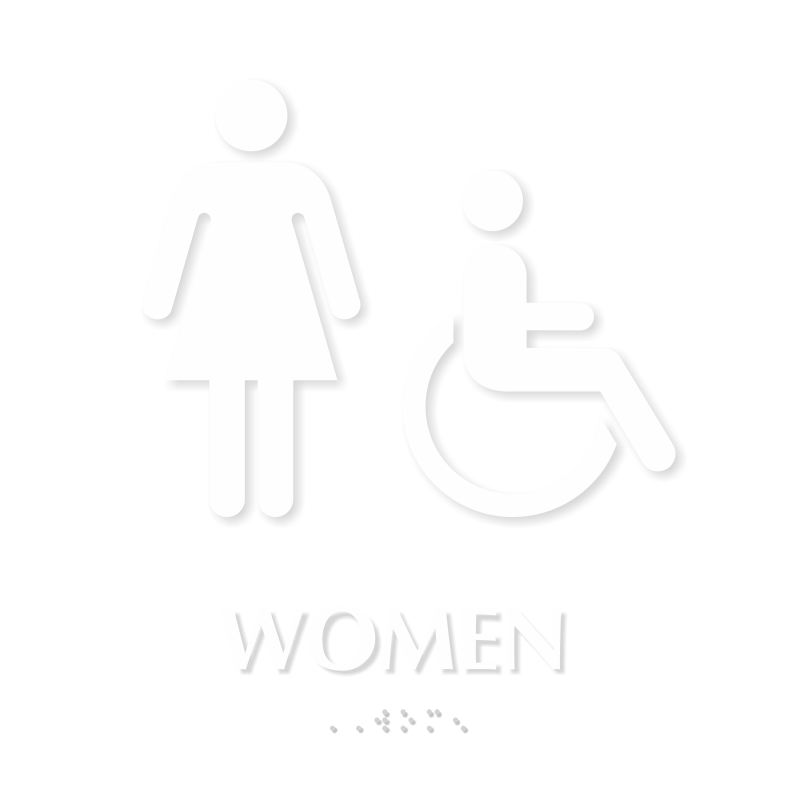 Women Female Accessible Sign