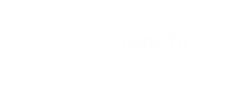 Genetics Engraved Hospital Sign with Family Genes Symbol