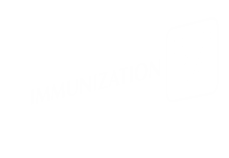 Immunization Corridor Projecting Sign