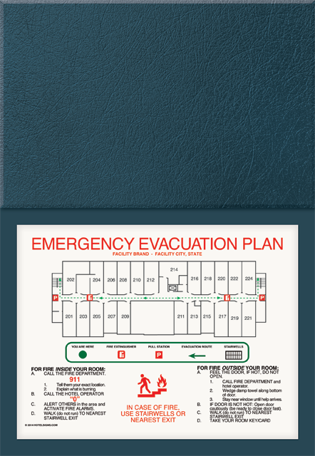 Emergency Evacuation Plan Sign
