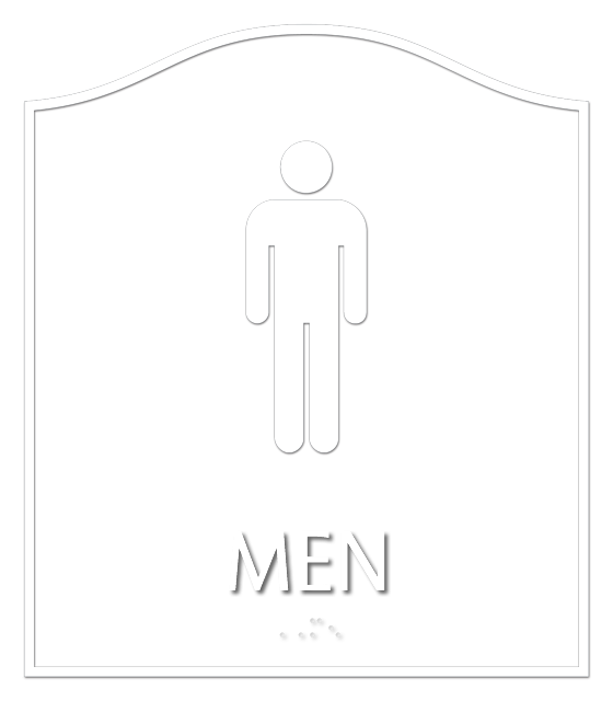 Men Restroom Sign