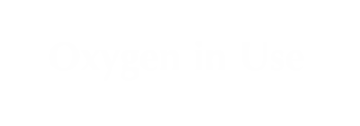 Oxygen In Use Engraved Sign