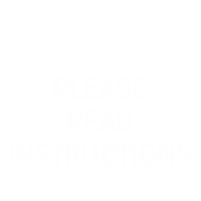 Please Read Instructions Engraved Valve Tag