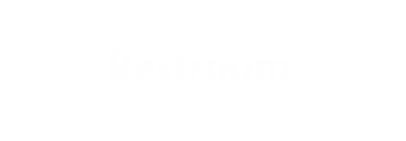 Restroom Engraved Sign
