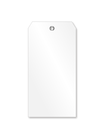 White Color-Coded Polypropylene Tag
