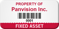Custom Fixed Asset Tag