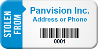 Custom Stolen From Asset Tag