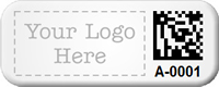 Create Small Metal 2D Barcode Tag with Logo