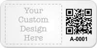 Custom QR Barcode Asset Tag