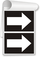 Black Arrow Sign Book  Arrow Sign